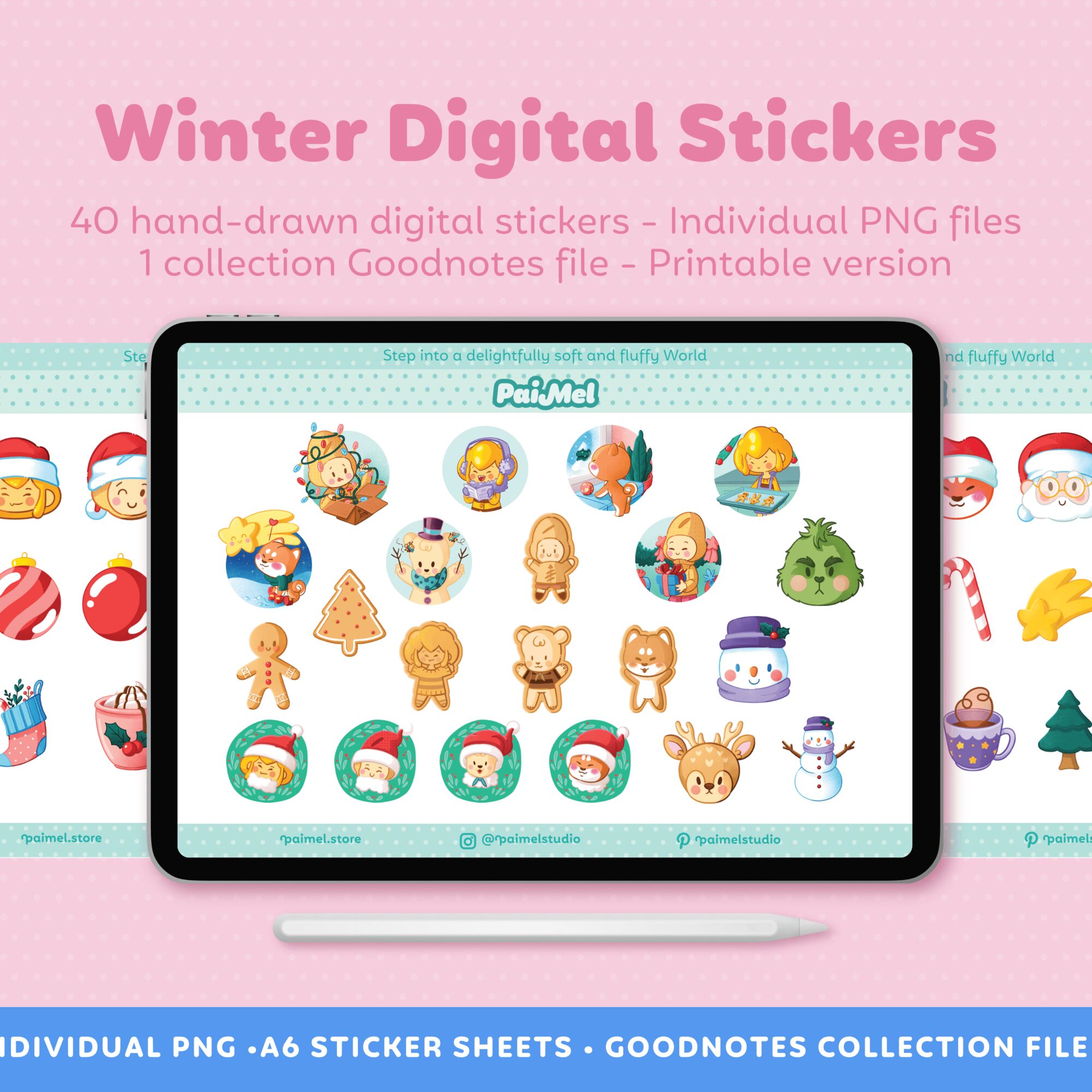 Fall Digital Sticker Collection